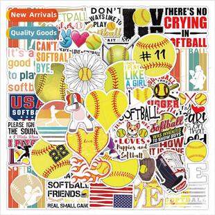 50 new softball graffiti stickers skateboarding notebook wat