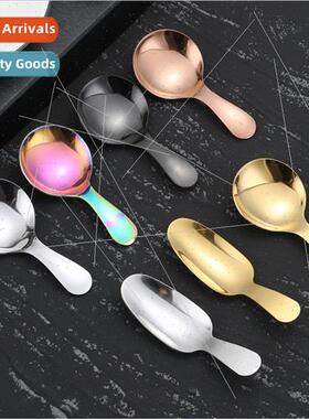 304 spoon short handle round head ice cream scoop children s