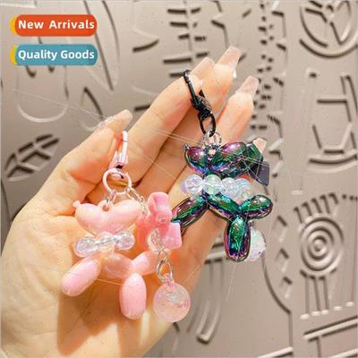 Creative balloon dog key chain bag charm pendant cartoon min