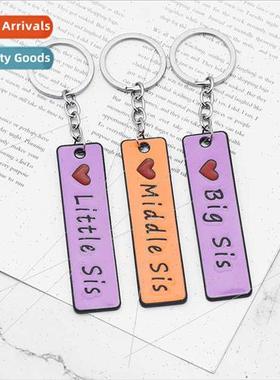 Europe Best sters Keychain BIG MIDDLE LITTLE Double ded Colo