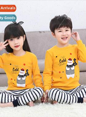 Fall new children cotton underwear sets boys girls cotton pa