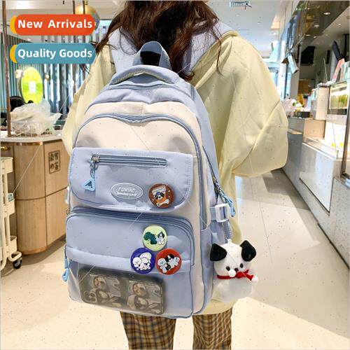 schoolbag New college students high value simple shoulder ba