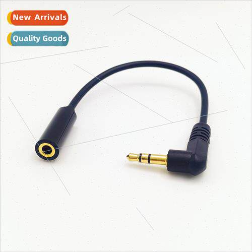 15CM 3.5 Male to 3.5 Female Audio Extension Cable Three Sect