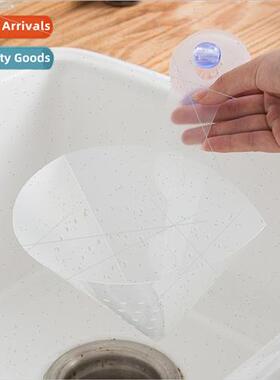 Kitchen Folding Strainer Filter Suction Cup Standing Drainer