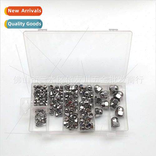 180pcs Stainless Steel Nuts Cap Nuts 304 Material Ball Nuts