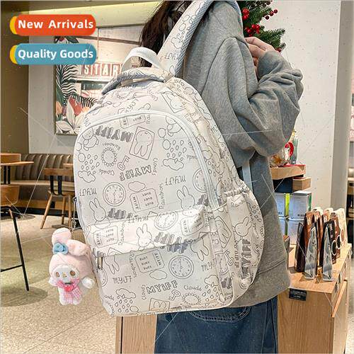 ins wind schoolbag female cute shoulder bag large capacy com