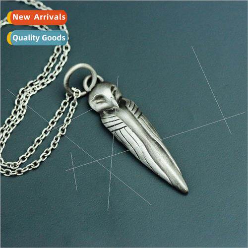 Europe new owl animal pendant necklace tide men hip hop punk
