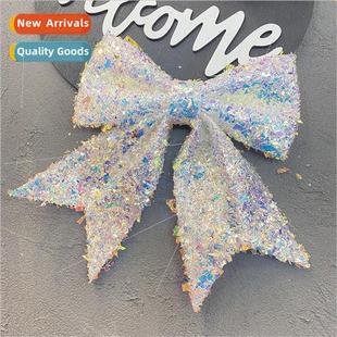 decoration dazzle color New large bow whe mall Christmas