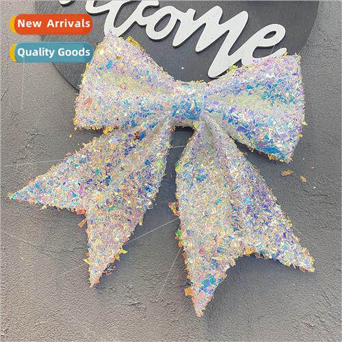 New Christmas bow decoration dazzle color whe large bow mall