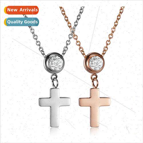 Europe Ins rose gold steel color simple tanium steel couple