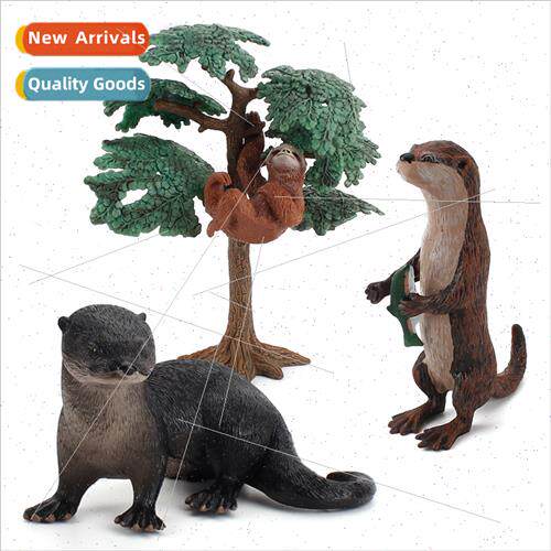 wildlife model sloth gorilla apes solid plastic action figur