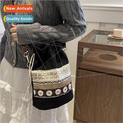 High-color lerary embroidery bag large capacy scented bag ty