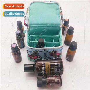 9 Compartments Small Cotton Canvas Essential Oil Bag Dottore