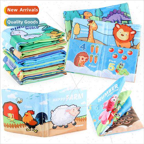 Infants young children tear washable cloth book  early educa