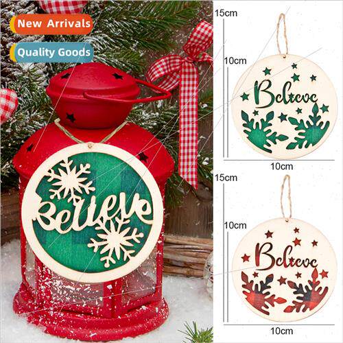 New Christmas Wooden Door gn Hanging Indoor Decoration Party