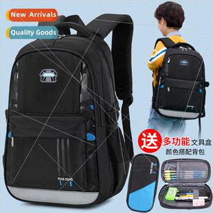 Korea schoolbag boys 3-6 grades backpack large capacy should