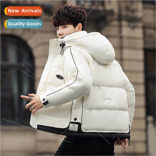 Short nd handsome loose thickened whe duck down warm jacket