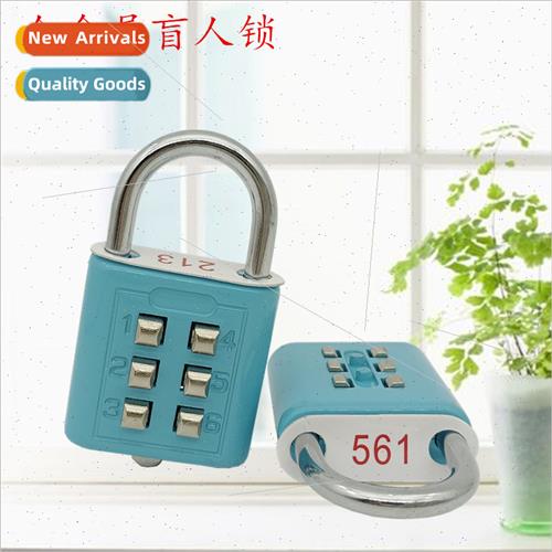 All Metal 327 Six Keys Fixed Combination Lock Zinc Alloy Key