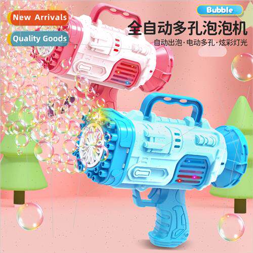 Junmao automatic multi-hole bubble machine bazooka Gatling b