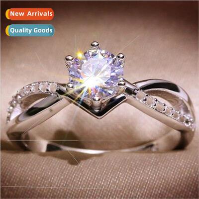 Europe HJewelry Hundred Sparkling White Round Cubic Zirconia