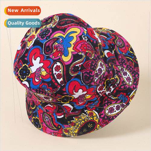 Model adult pot hat outdoor travel sun hat classic  printed