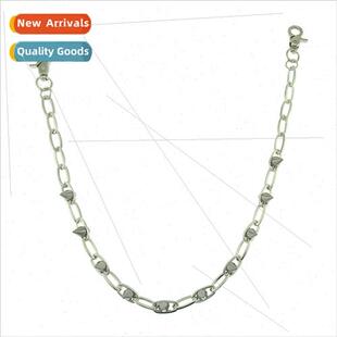 permance wom punk men chain waist stage rivets metal hop Hip