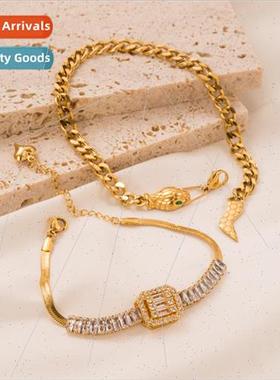 Europe bracelet female personalized nd fashion stainless ste