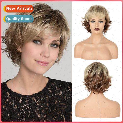 Europe Gradient color rose mesh full head covering natural f