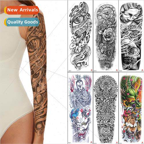 whole arm tattoo sticker flower arm tattoo sticker waterprot