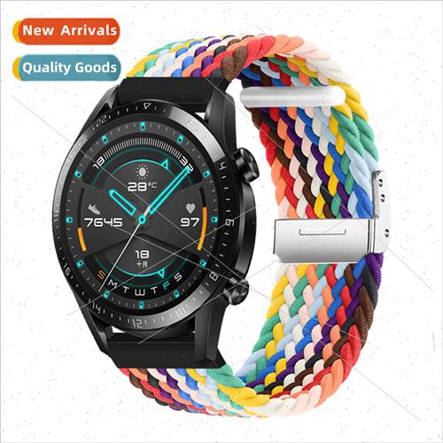 适用huawei watch3/gt2pro nylon braided glory millet color2 h