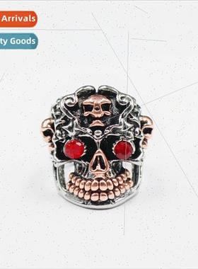 Alloy Red Eye Skull Ring Rock Hip Hop Punk Index Finger Ring