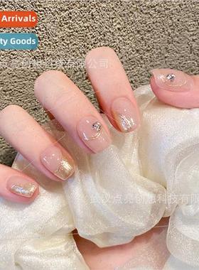 Floating light Leaping gold real shot handmade wear nail bea