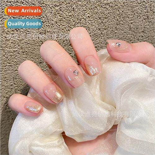 Floating light Leaping gold real shot handmade wear nail bea