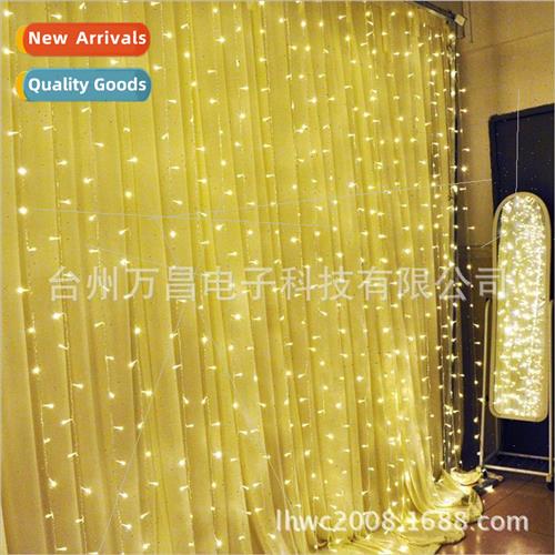 Curtain ghts Ice Strip ghts 3*3 meters LED Wedding Decoratio