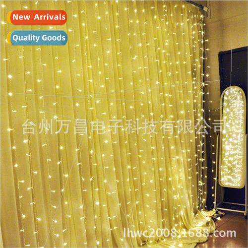 Curtain ghts Ice Strip ghts 3*3 meters LED Wedding Decoratio