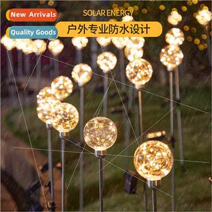 ght String Wishing Copper Ball Garden Wire Lawn Solar Patio