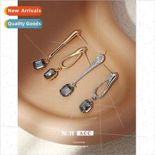 quid irregular 925 silver pin earrings female fashion earrin