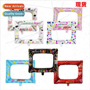 Aluminium film adult photo frame balloon birthday party atmo