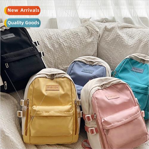 Korea fashion nd schoolbag girls high value fall new load re