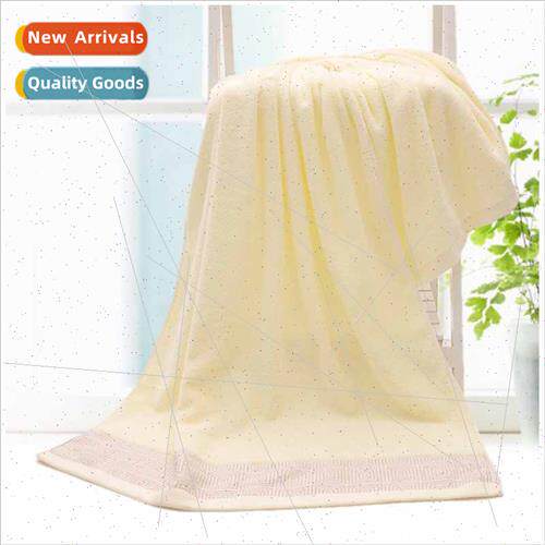 400g 70*140 soft thickened jacquard back to word large bath