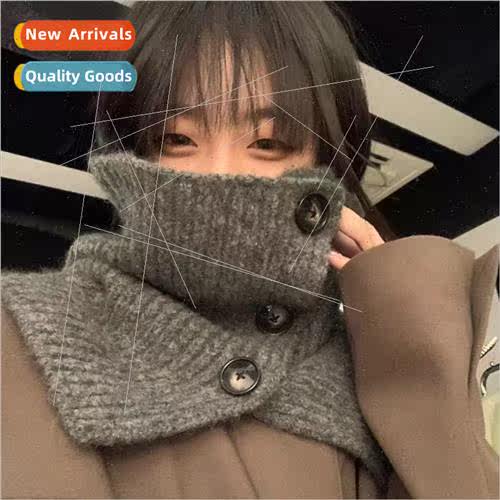 Faux cashmere scarf set hundred cap neck set female autumn a