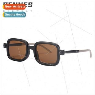 lerary Square fashion Europe sungla wind retro ins new Frame