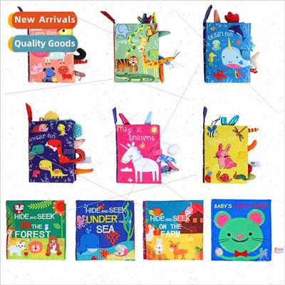Baby stereoscopic early education tail cloth  0-6 months bab