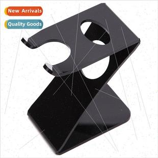 Black Acrylic Beard Brush Storage Stand Mens Razor Stand Old