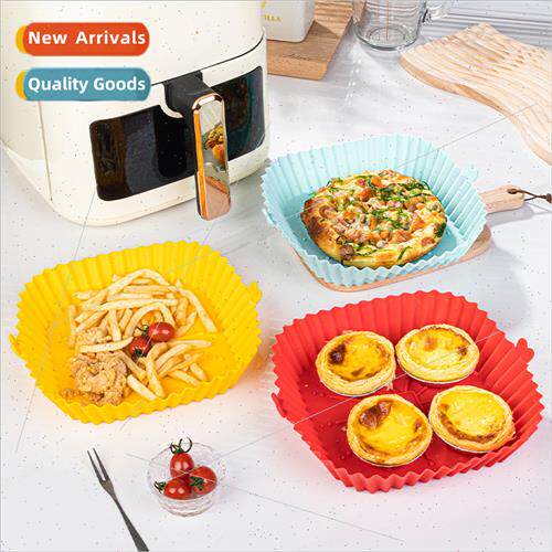 Air fryer square silicone baking pan Reusable silicone pan m