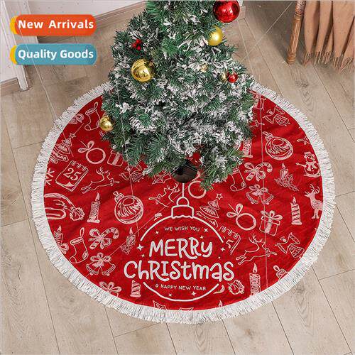 New Printed Tree Skirt Christmas Tree Skirt  Christmas Tree
