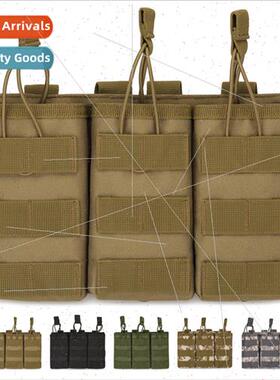 Q604-Triple Bag Tactical Triple Pouch Sleeve Molle Vest Acce