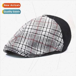 adult duck beret new outdoor men tweed cap Intercrown tongue