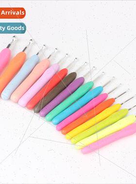 Newbie knting crochet hook tool aluminum oxide silicone soft