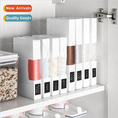 Labelable Folding Garbage Bag Organizer Creative Garbage Bag